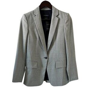 Club Monaco NEW Borrem Wool Blend Plaid Blazer Size 4